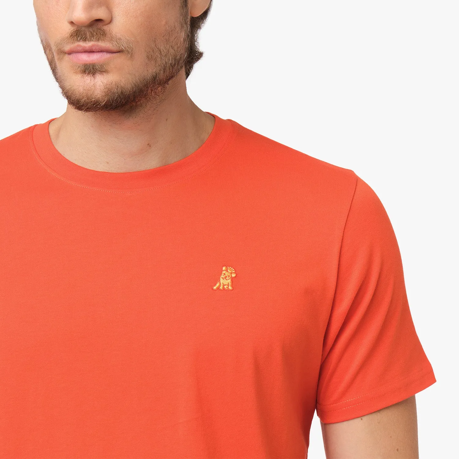 Men's Crew Neck Jersey T-Shirt stay relaxed
