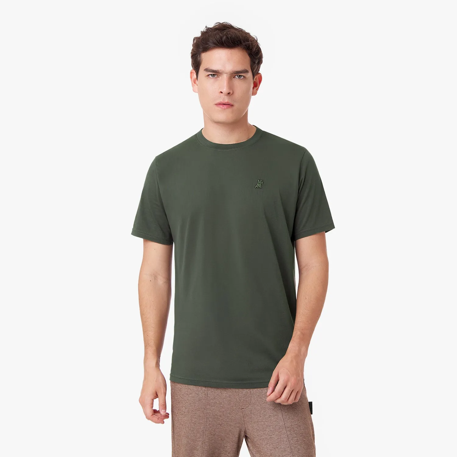 Men's Crew Neck Jersey T-Shirt soft stretch