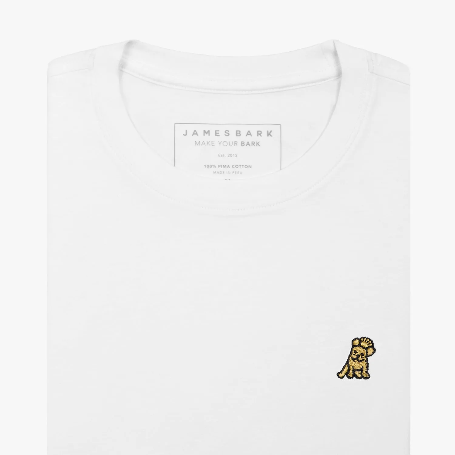 Men's Crew Neck Jersey T-Shirt fluid form