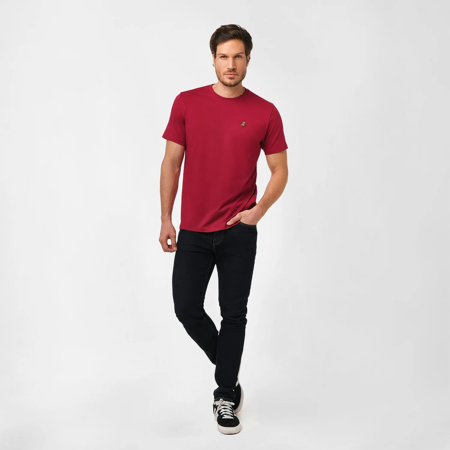 Men's Crew Neck Jersey T-Shirt freestyle fit
