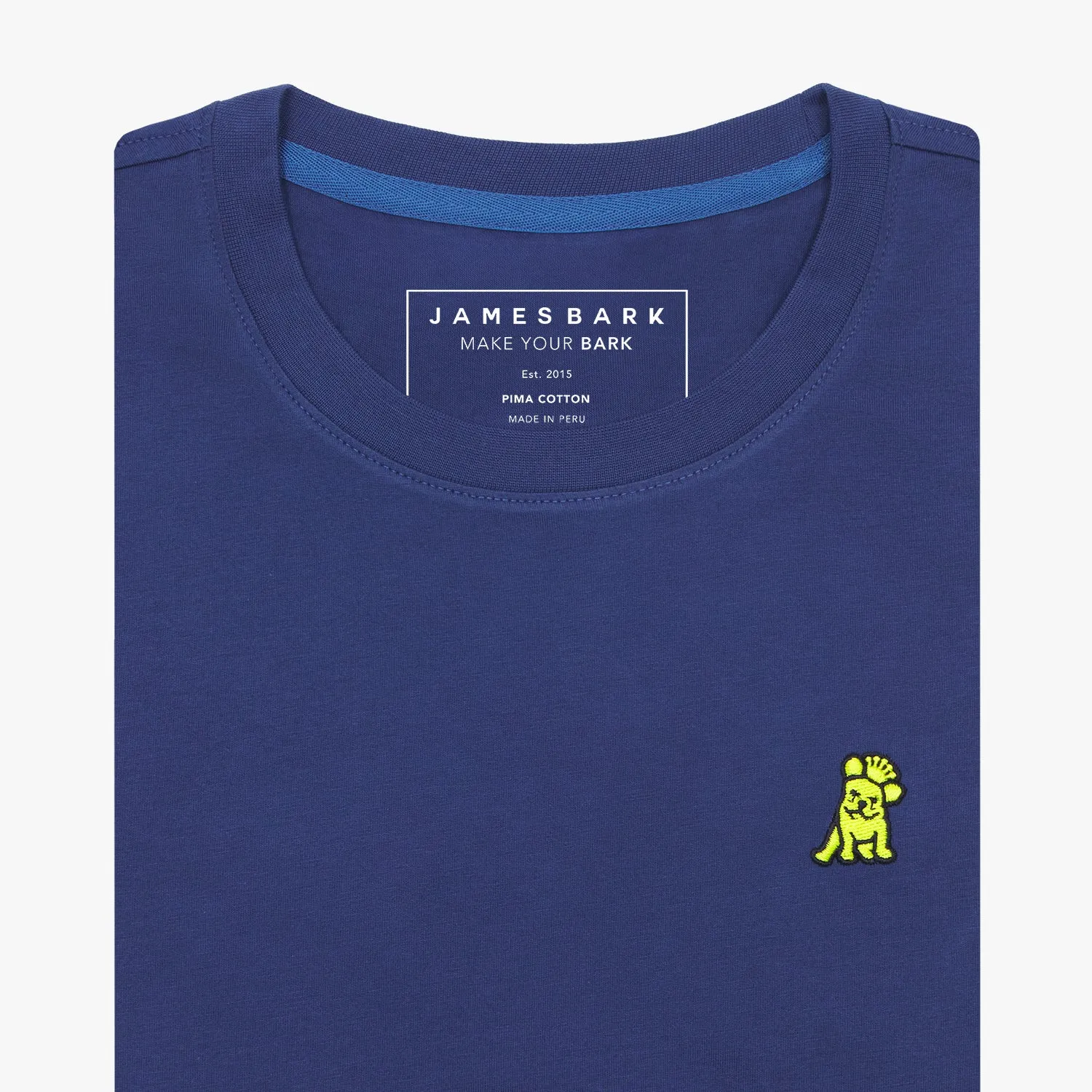 Men's Crew Neck Jersey T-Shirt fitted form