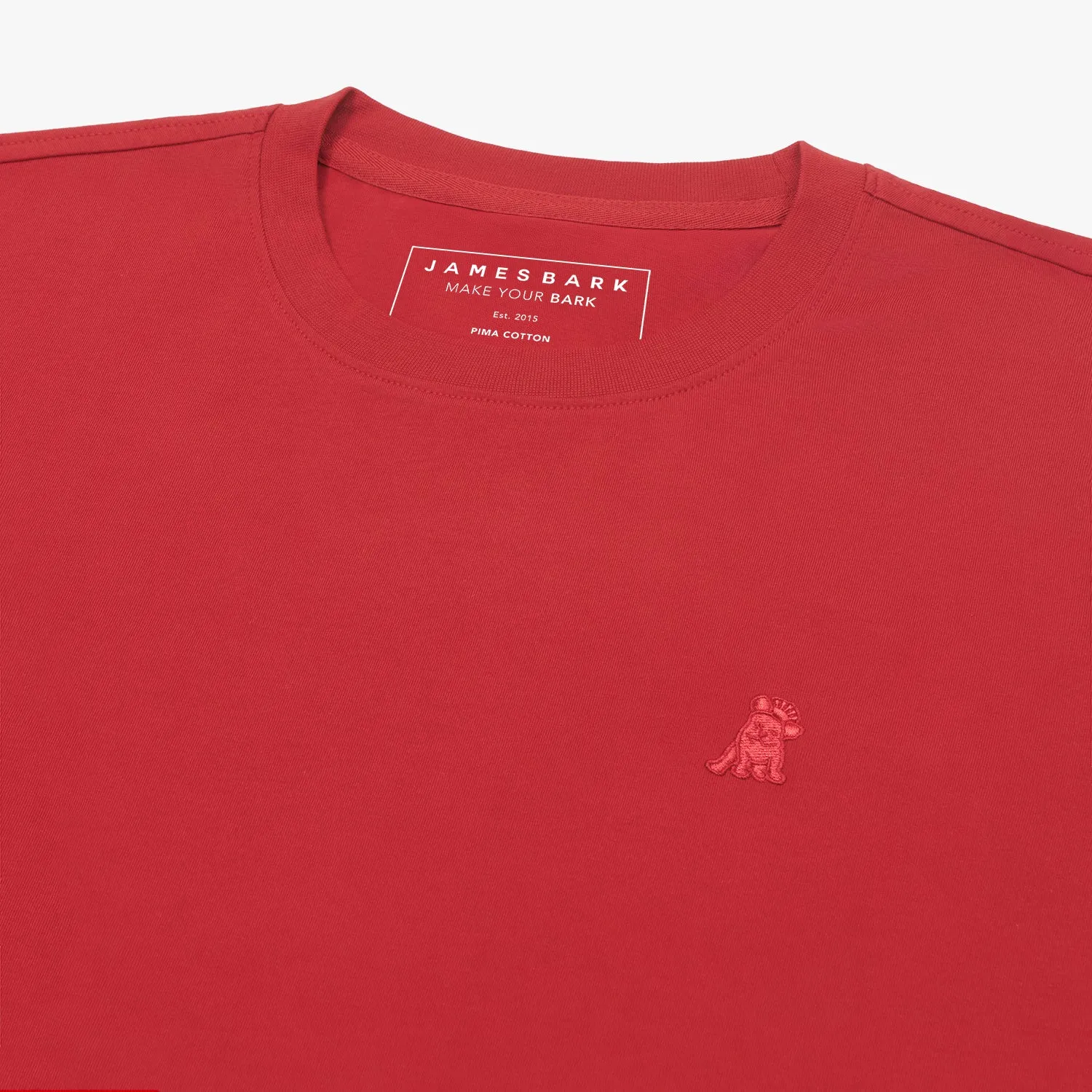 Men's Crew Neck Jersey T-Shirt fitted form