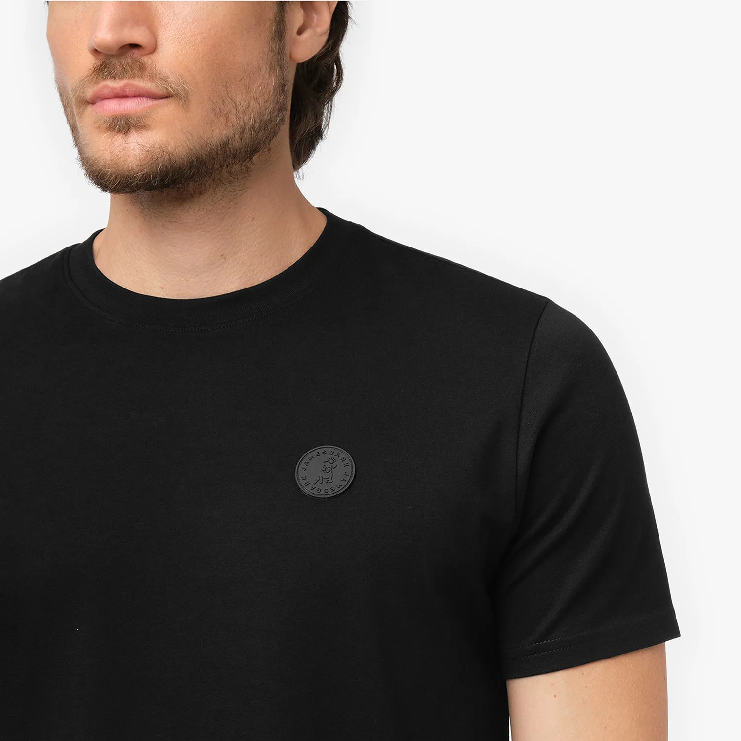 Men's Crew Neck Jersey T-Shirt carefree mood