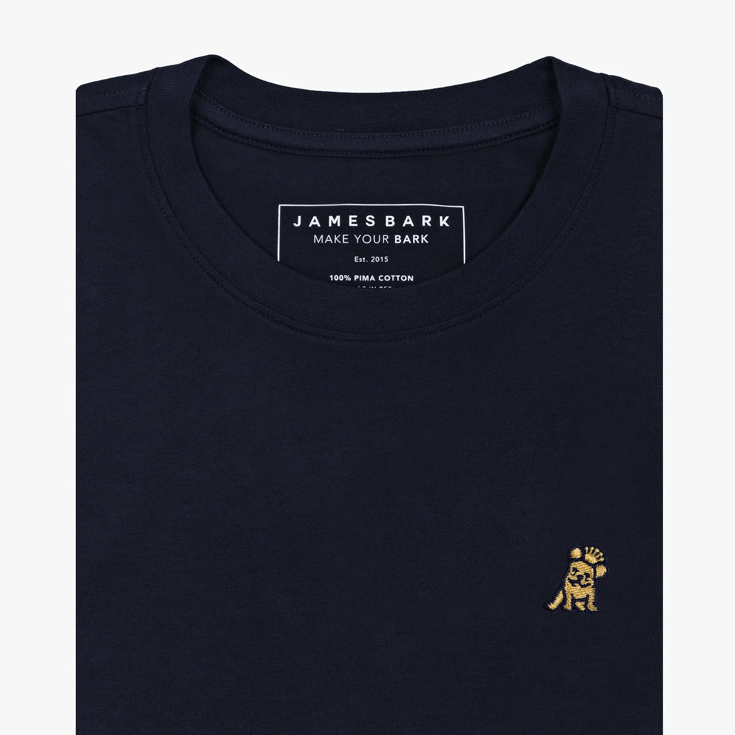 Men's Crew Neck Jersey T-Shirt edge detail