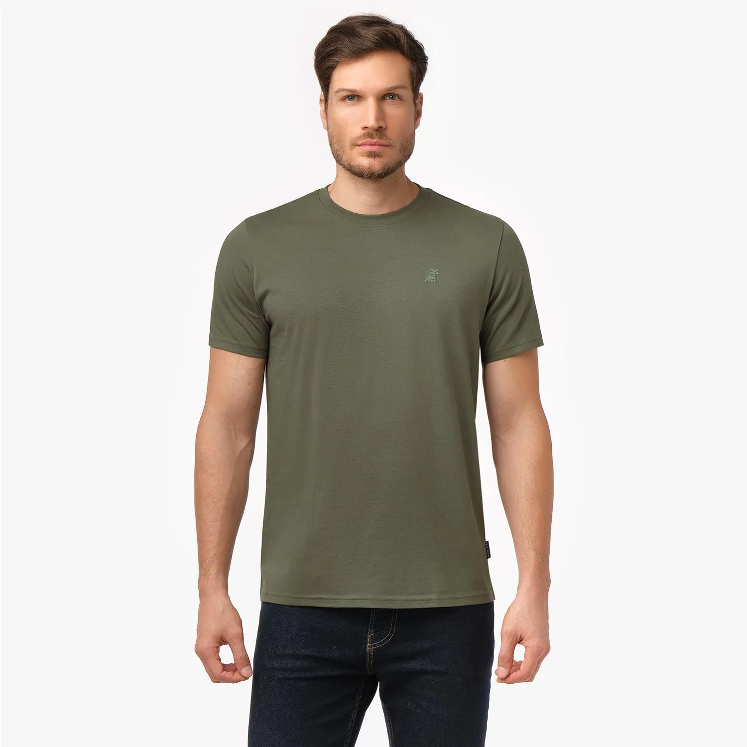 Men's Crew Neck Jersey T-Shirt cozy comfort