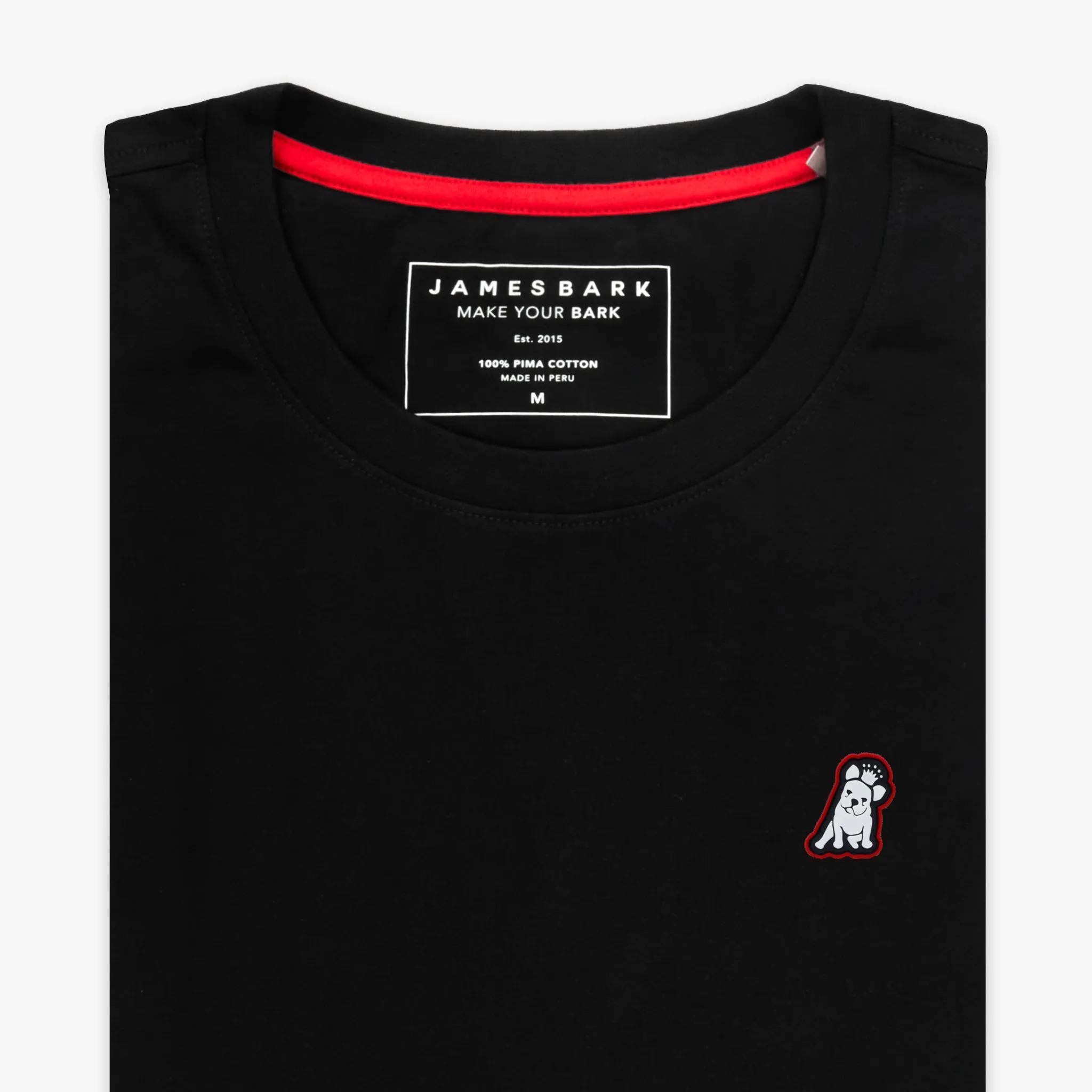 Men's Crew Neck Jersey T-Shirt edge detail