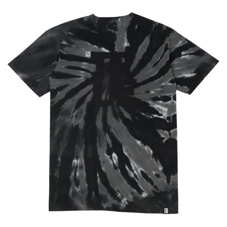Mens Logo Tye-Dye T-Shirt Black family fit
