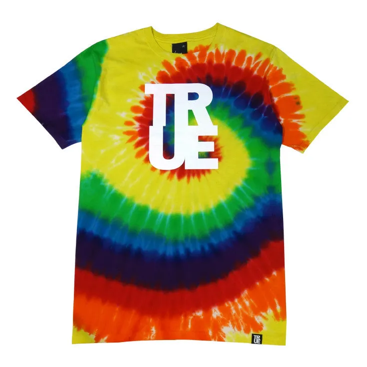 Men's Logo Tye-Dye T-Shirt Multi basic vibe