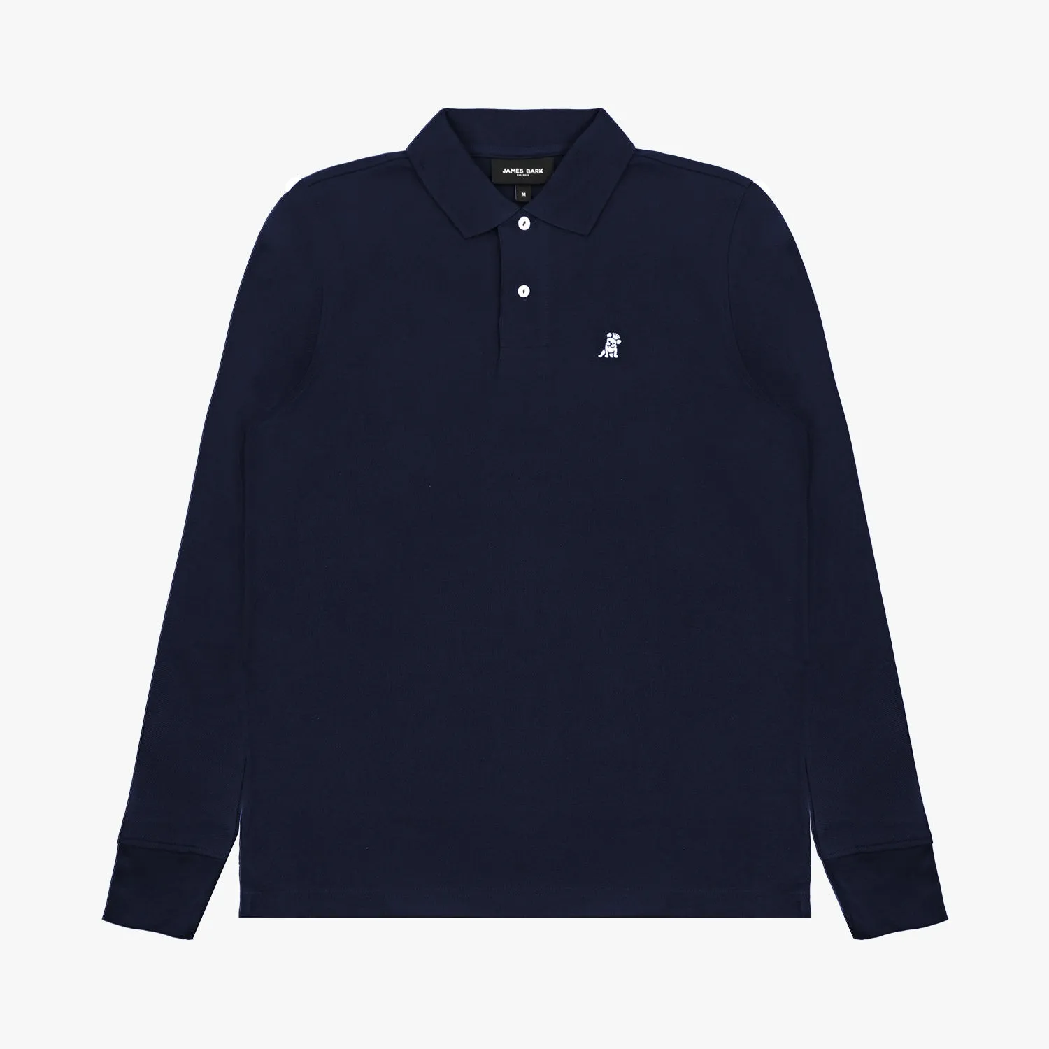 Men's Long Sleeve Polo Shirt style point