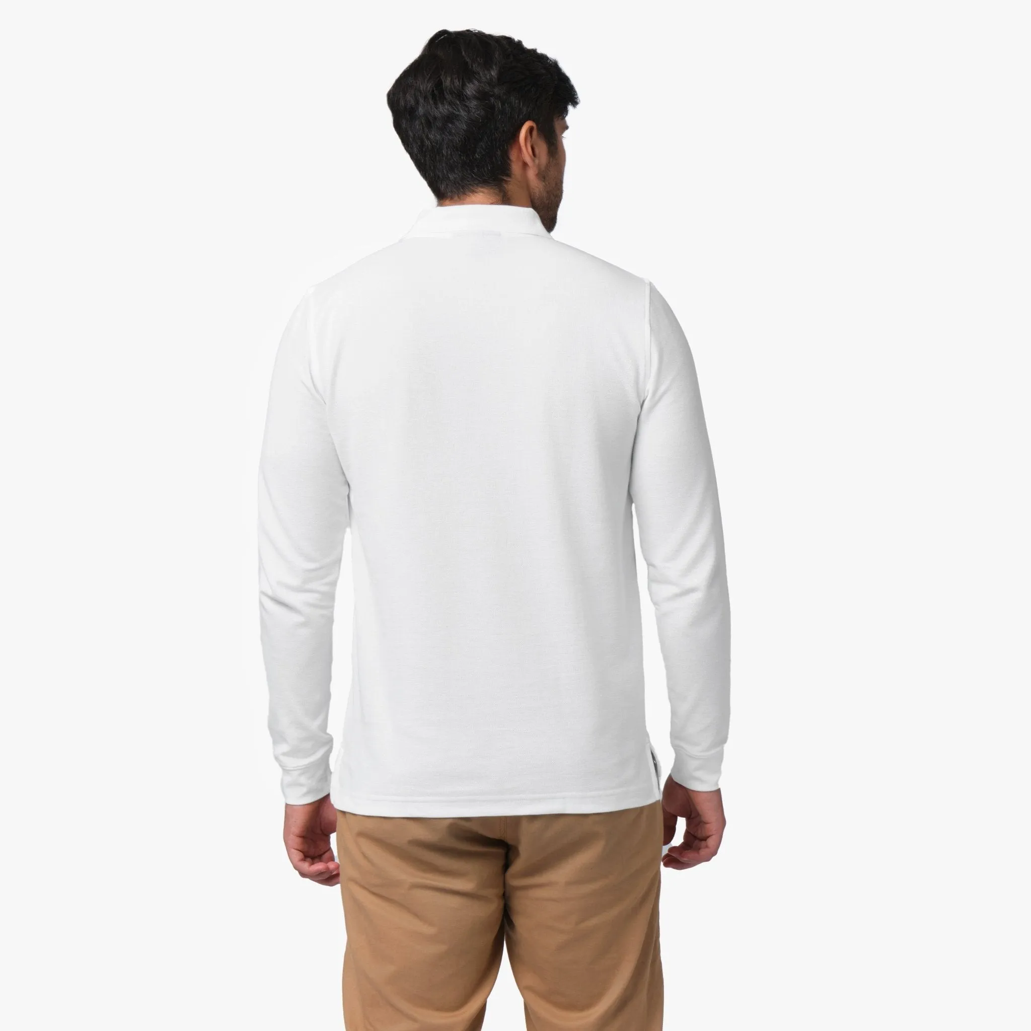 Men's Long Sleeve Polo Shirt summer breeze