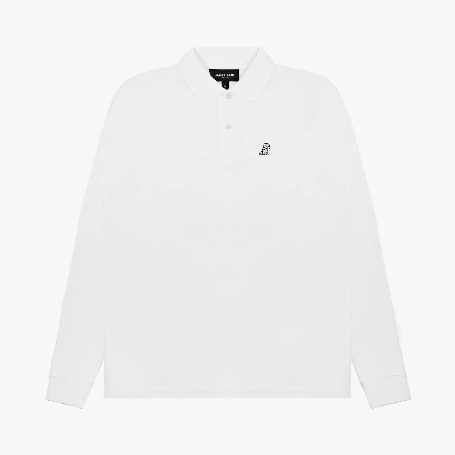 Men's Long Sleeve Polo Shirt flexible look
