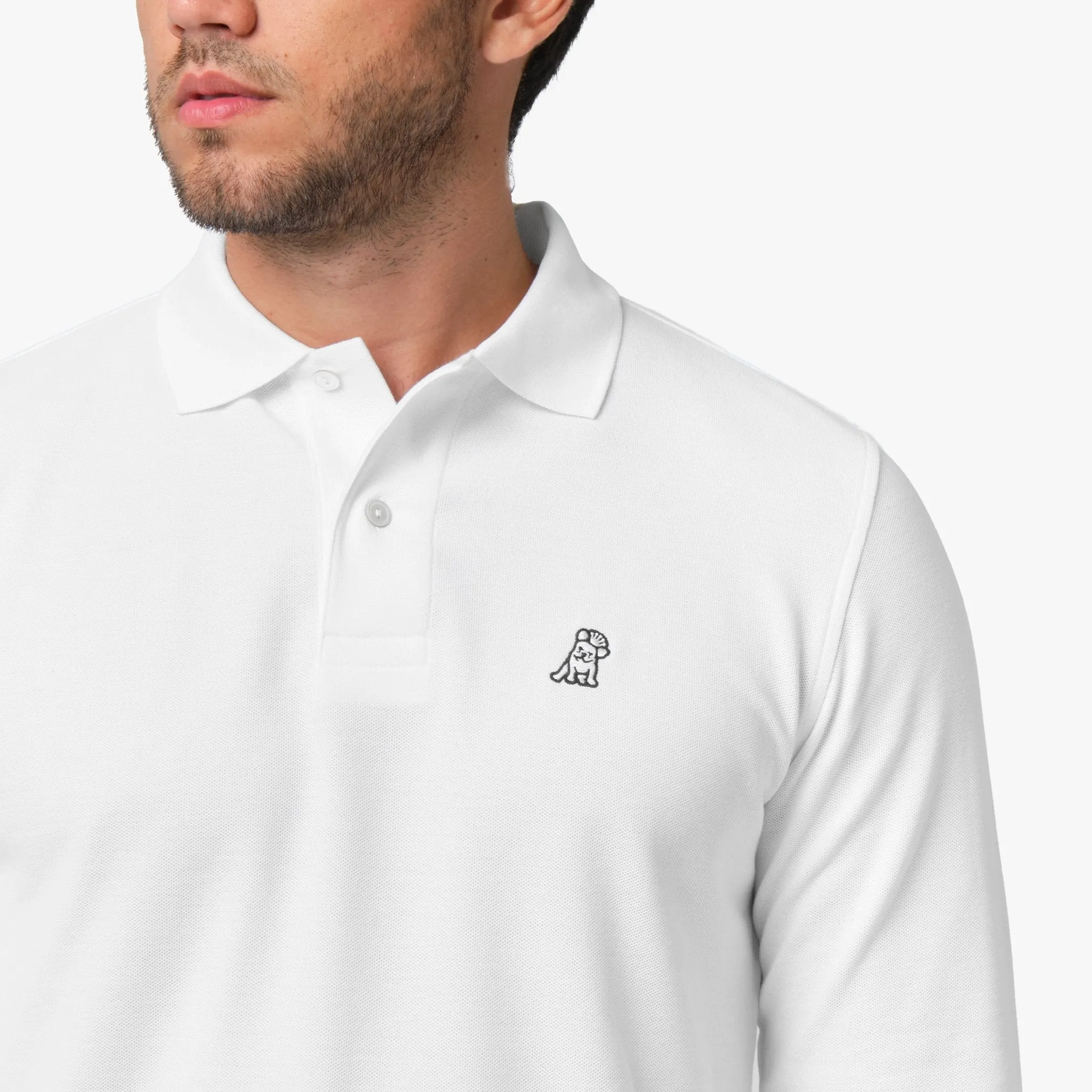 Men's Long Sleeve Polo Shirt timeless wear