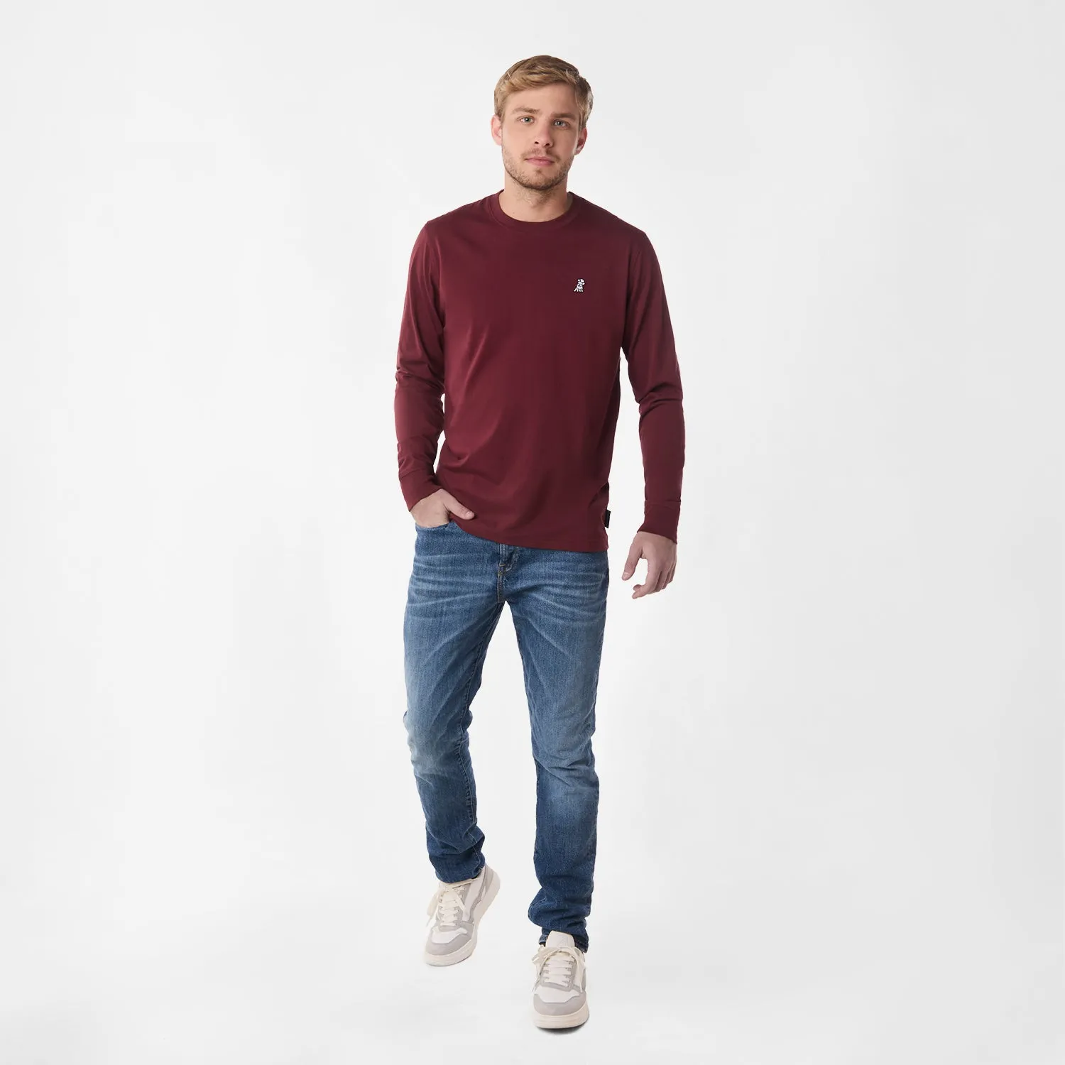Men's Long Sleeve T-Shirt trendy outfit