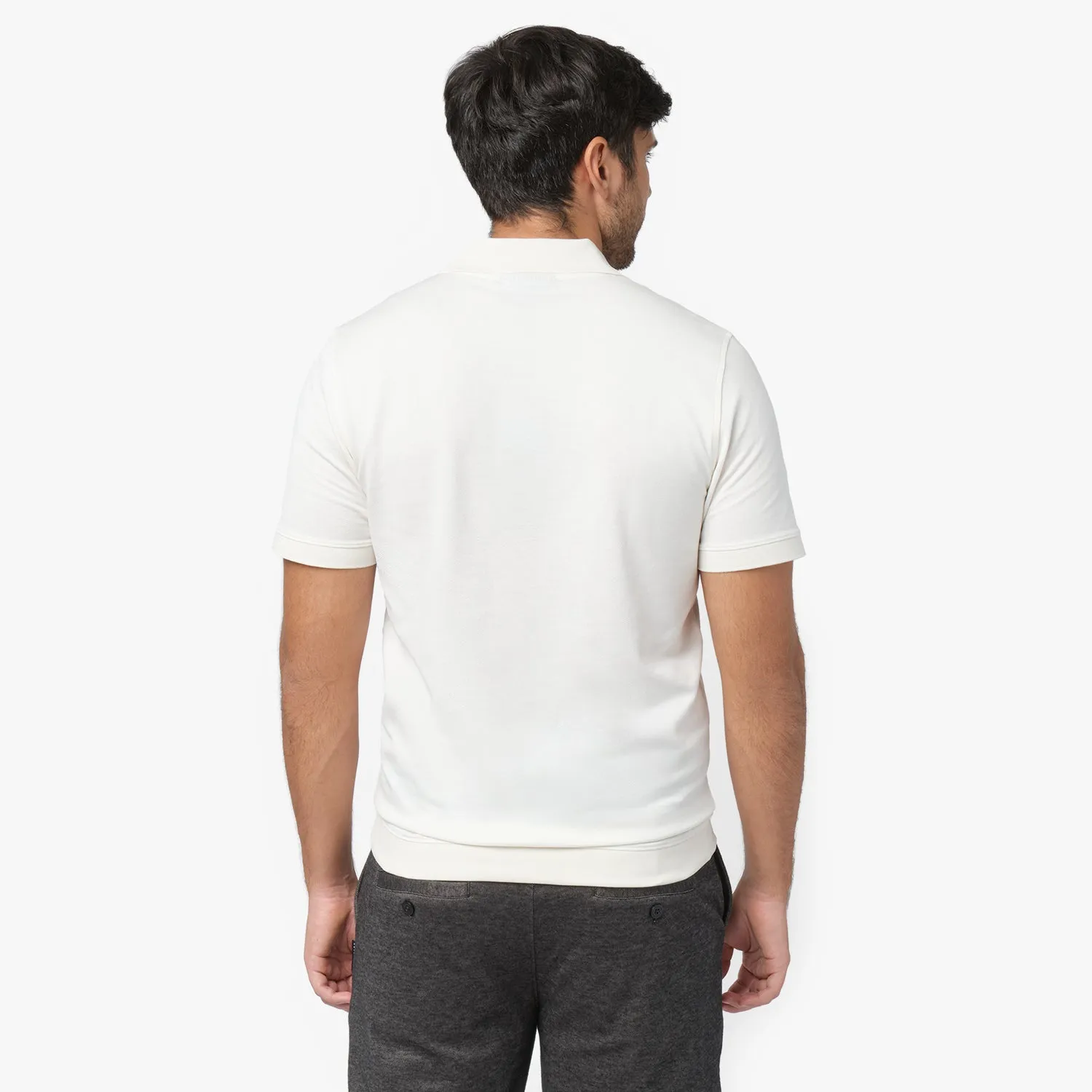 Men's Lux Riviera Polo Shirt walking day