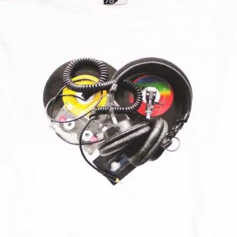 Mens Ongaku In Love Crewneck Sweatshirt White Windproof test