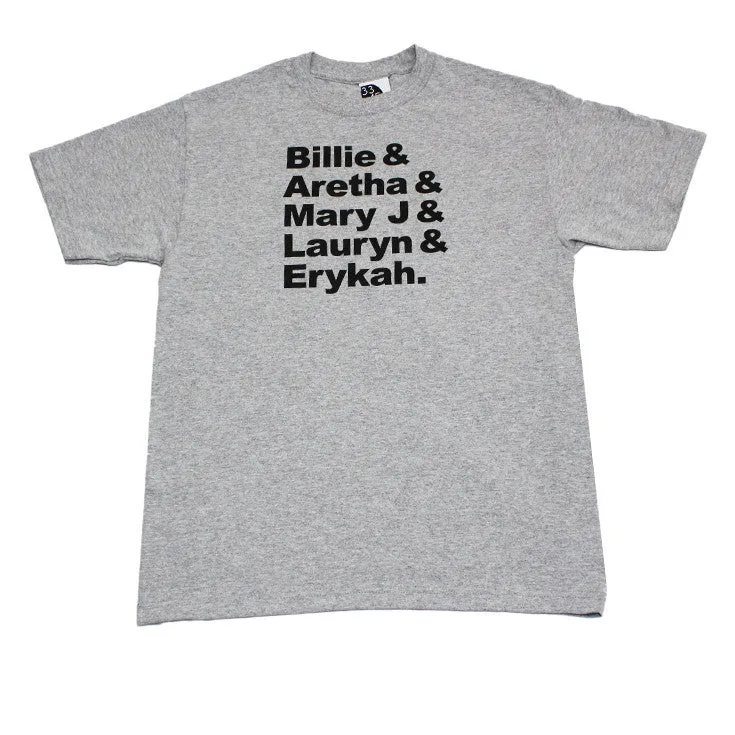Mens Ongaku Lineage T-Shirt Heather runway touch