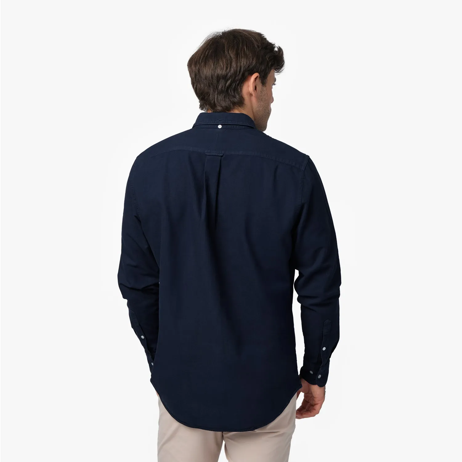 Men's Oxford Button Down Shirt preppy edge