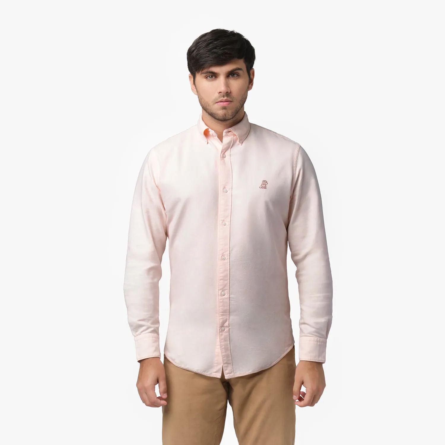 Men's Oxford Button Down Shirt subtle detail