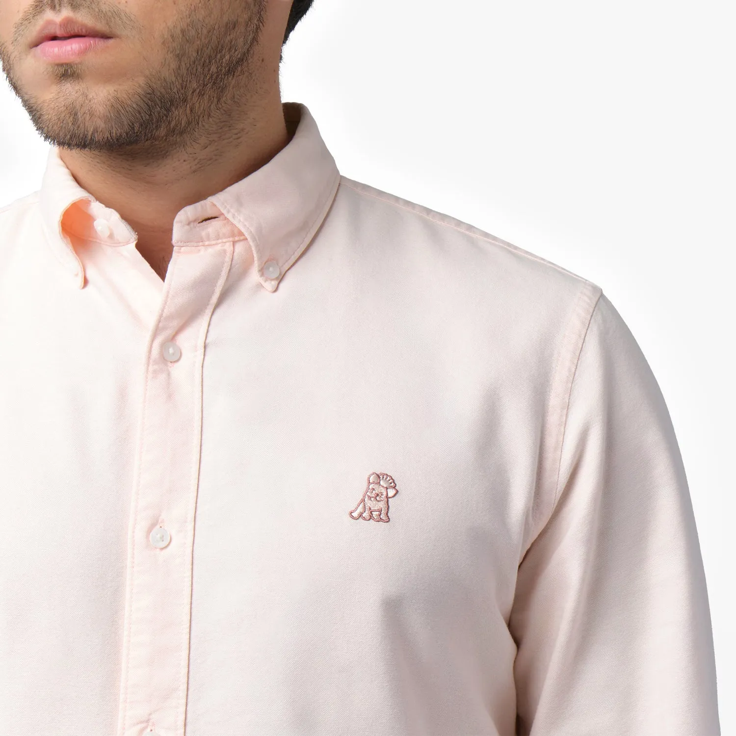 Men's Oxford Button Down Shirt flexible fit