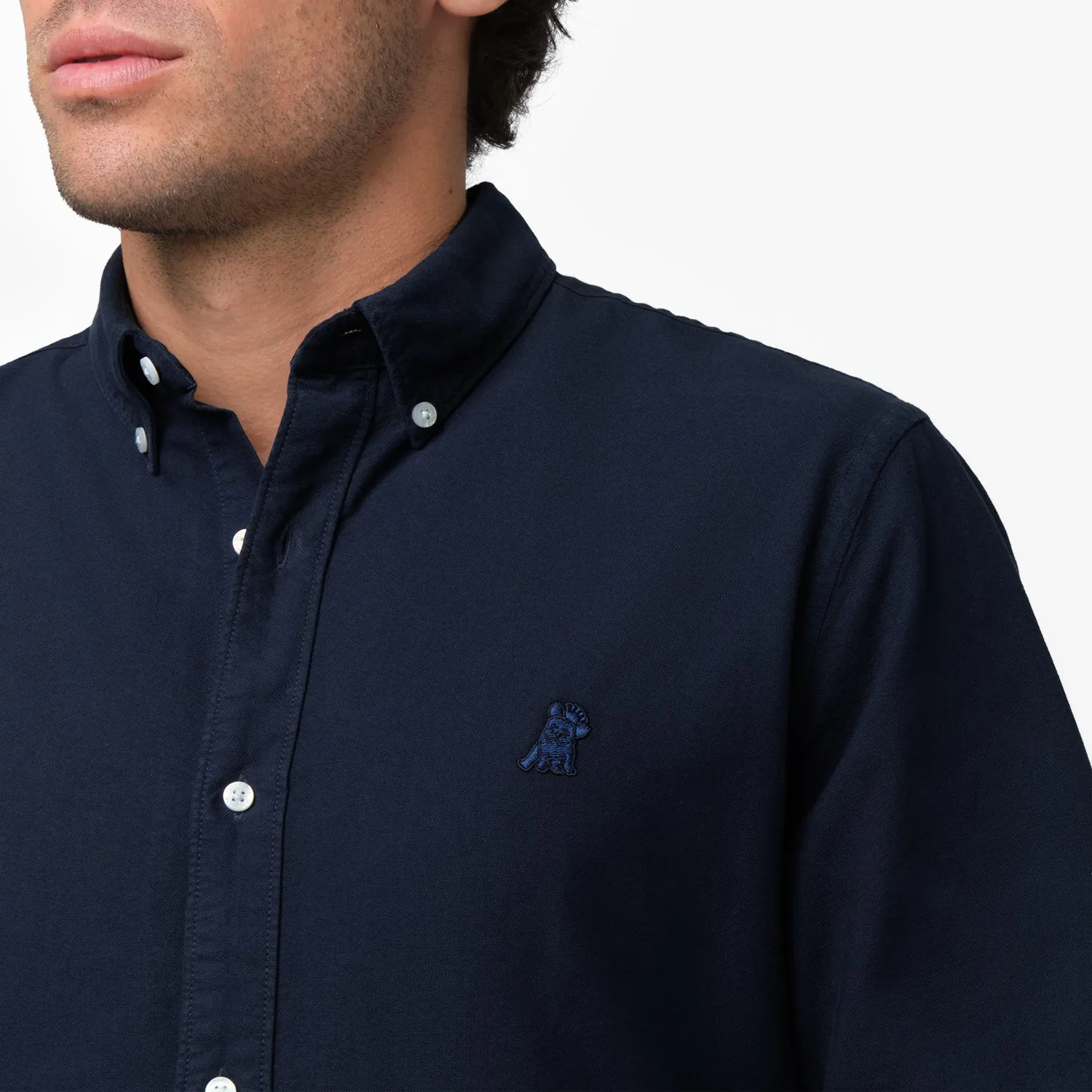 Men's Oxford Button Down Shirt relaxed mood