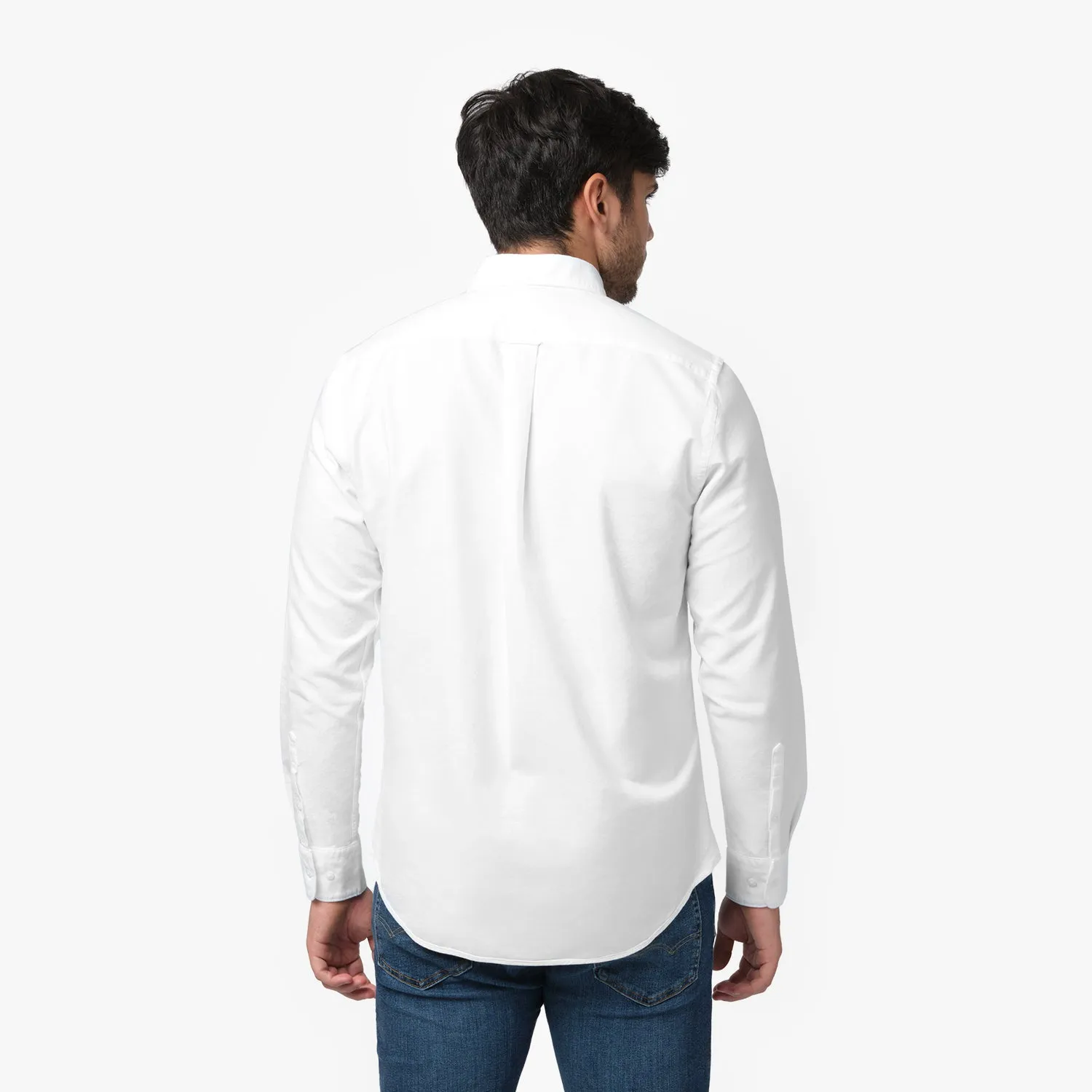 Men's Oxford Button Down Shirt retro touch