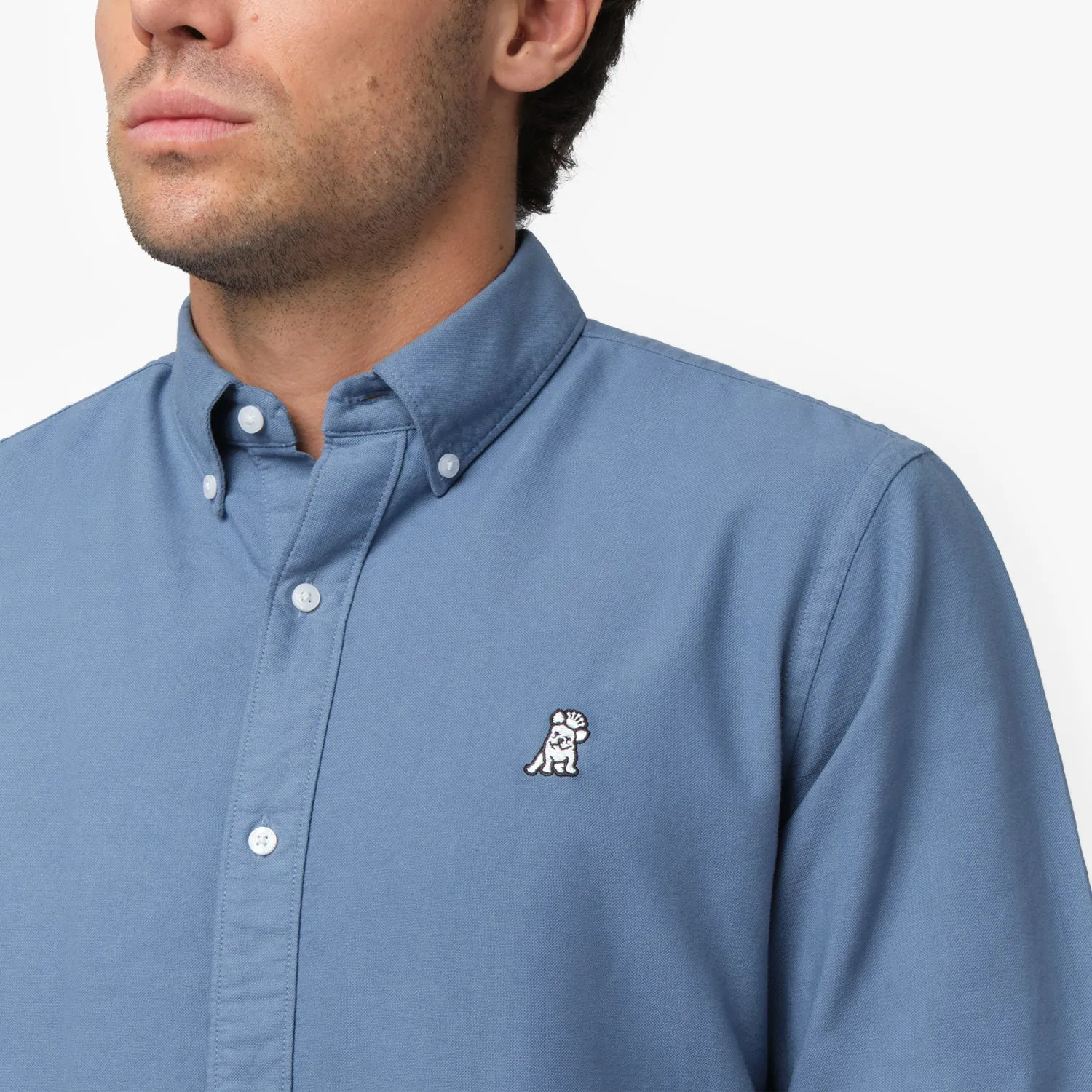 Men's Oxford Button Down Shirt retro touch