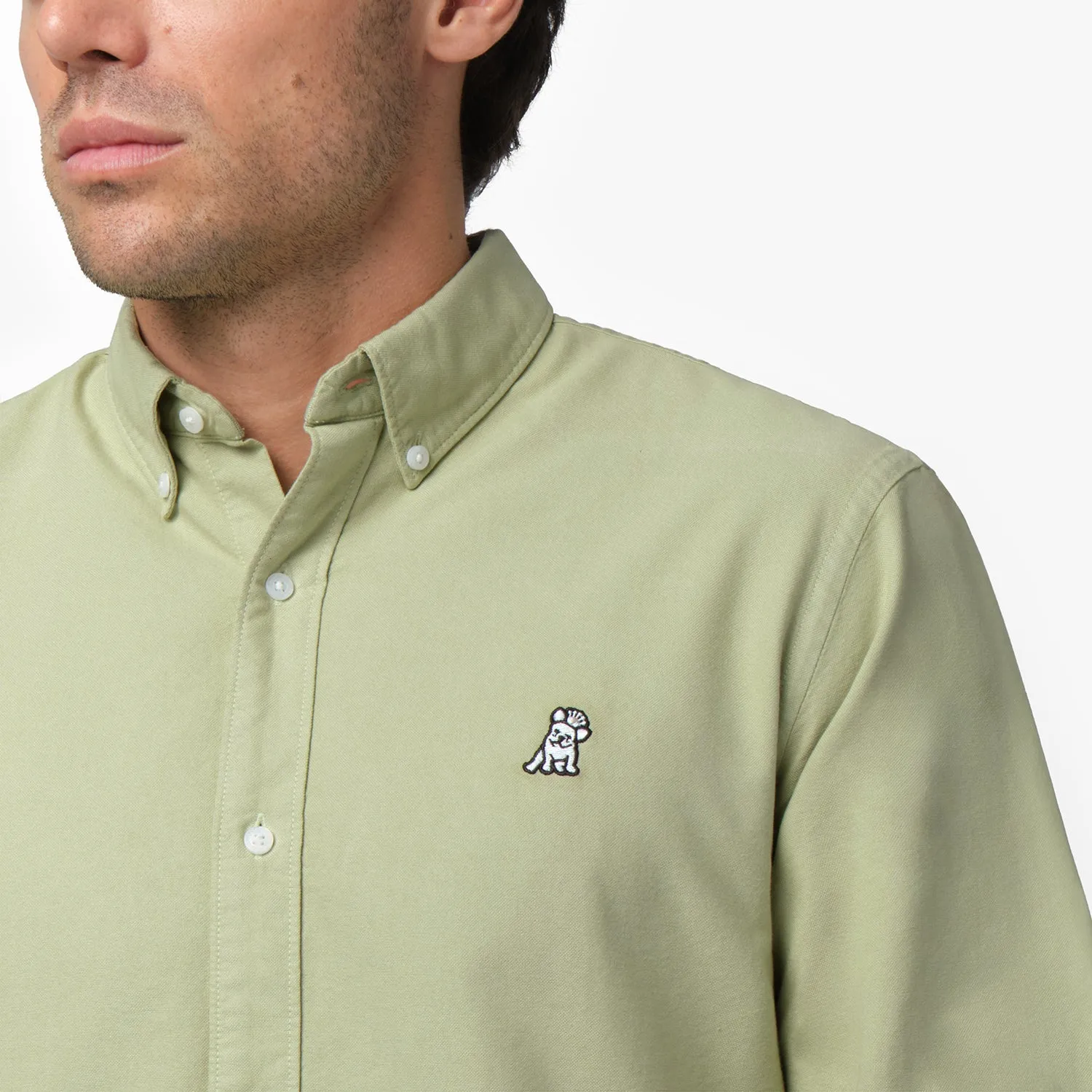 Men's Oxford Button Down Shirt dynamic edge