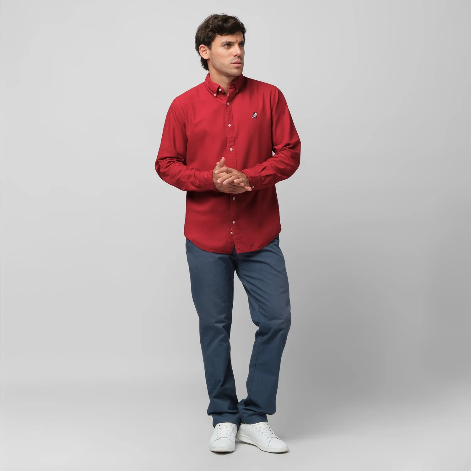 Men's Oxford Button Down Shirt cold season
