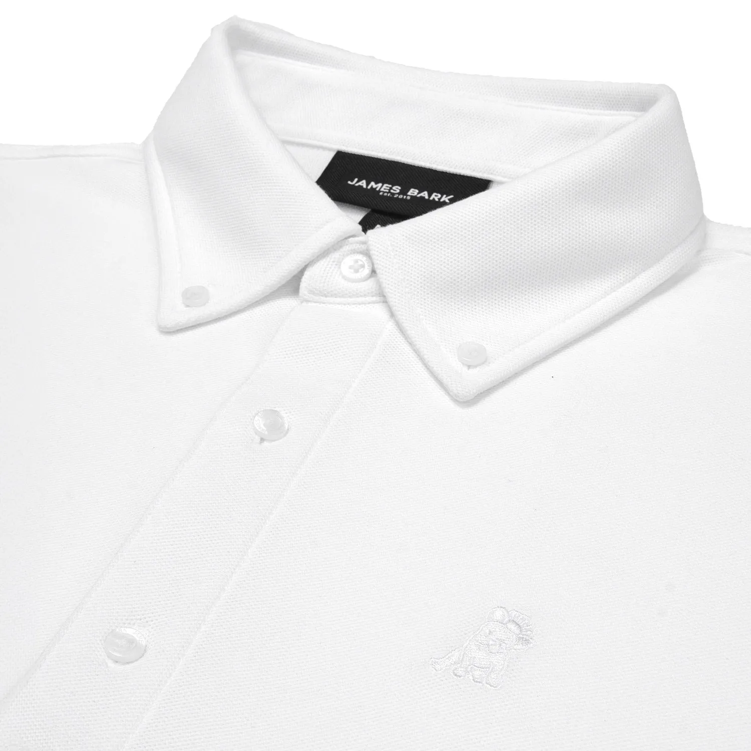 Men's Pique Button Down Shirt timeless charm