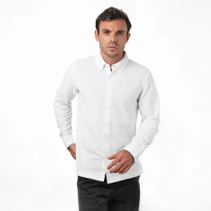 Men's Pique Button Down Shirt subtle charm