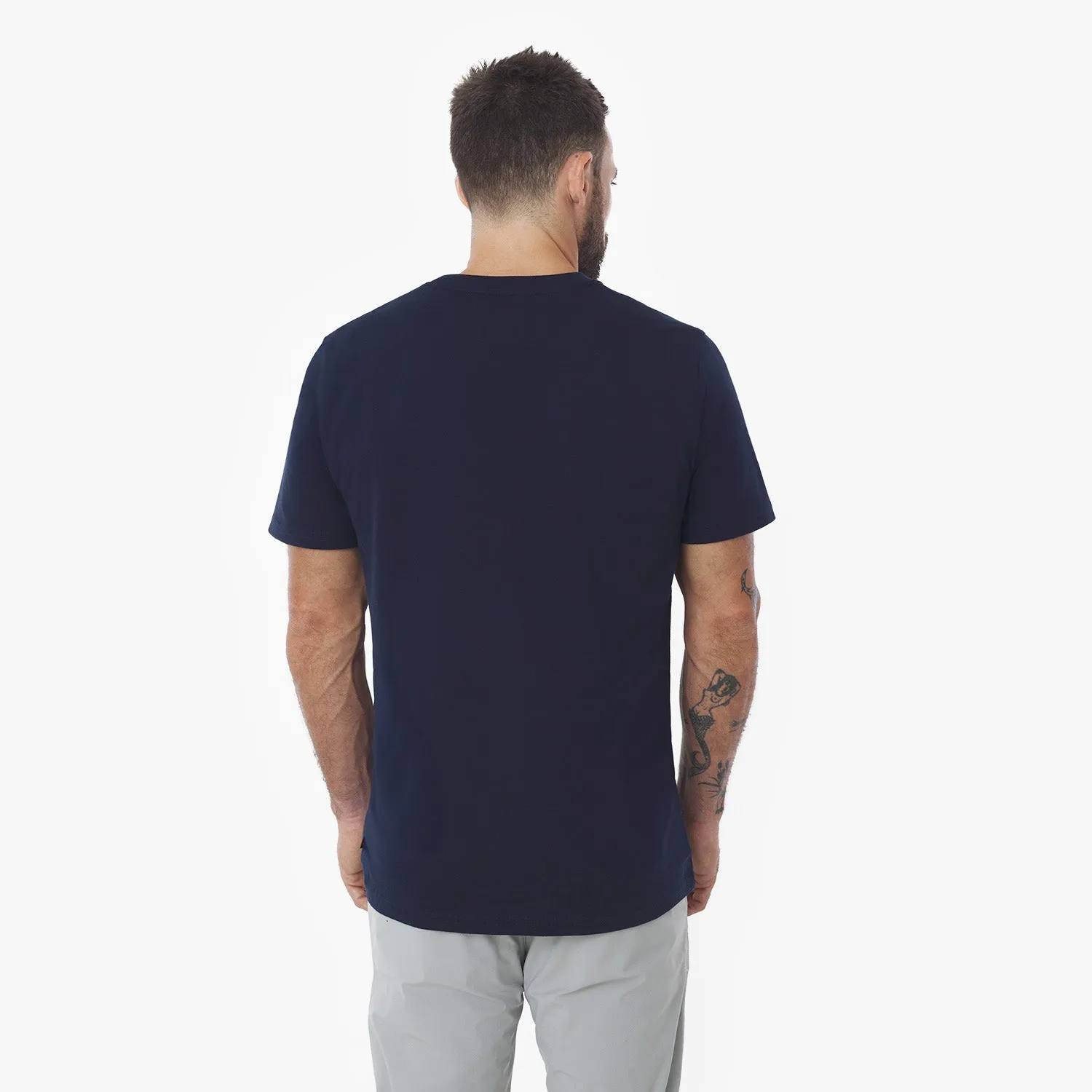 Men's Priv Patch Jersey Tee lounge ready