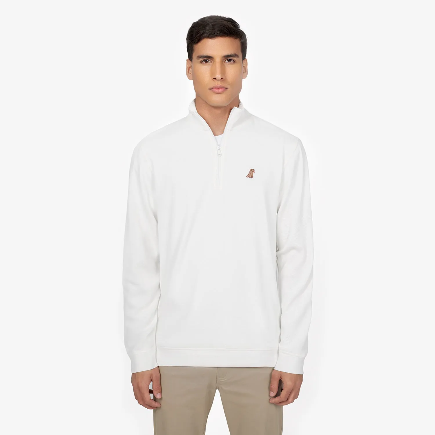 Men's Quarter-Zipper Pullover Simple Mood
