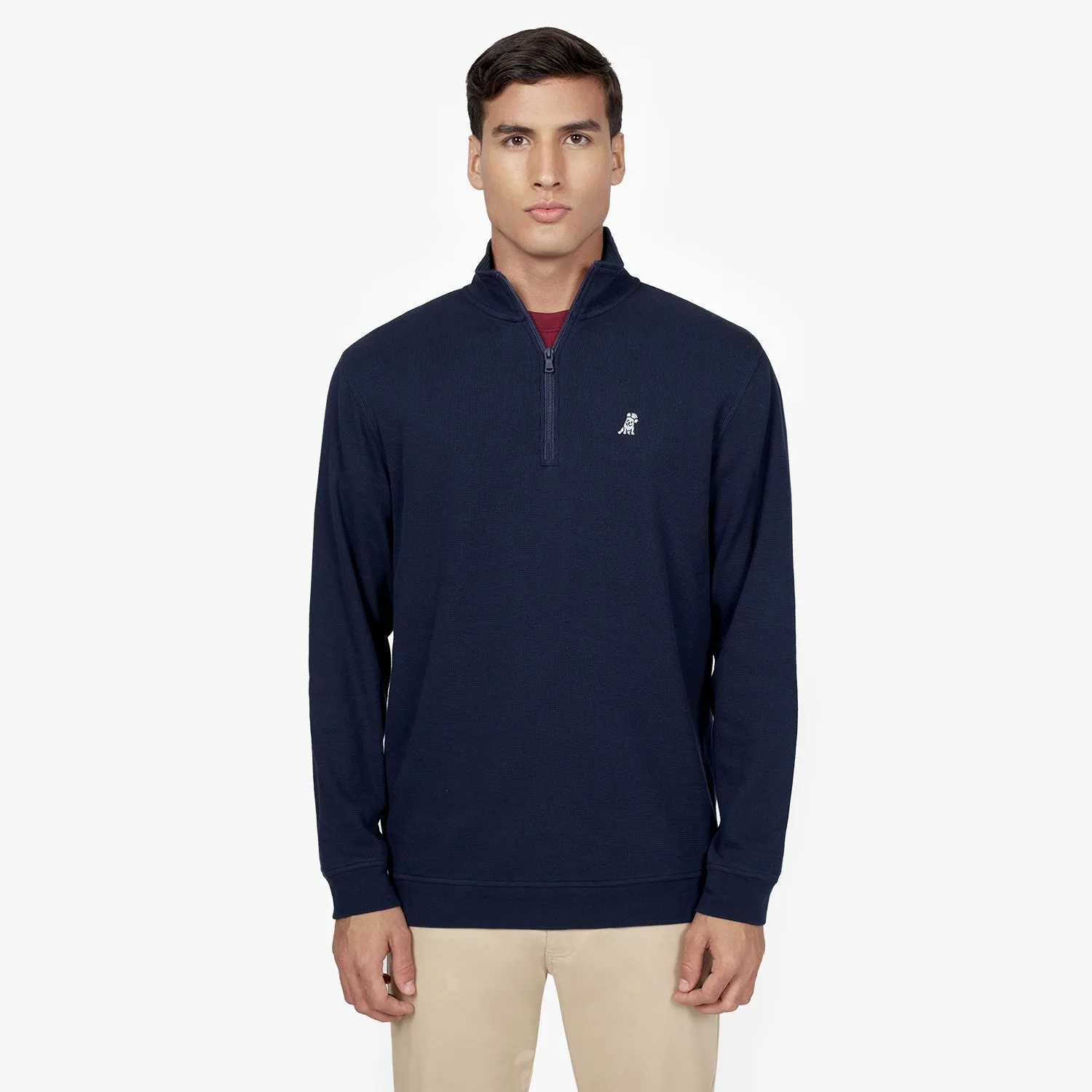 Men's Quarter-Zipper Pullover Casual Ease