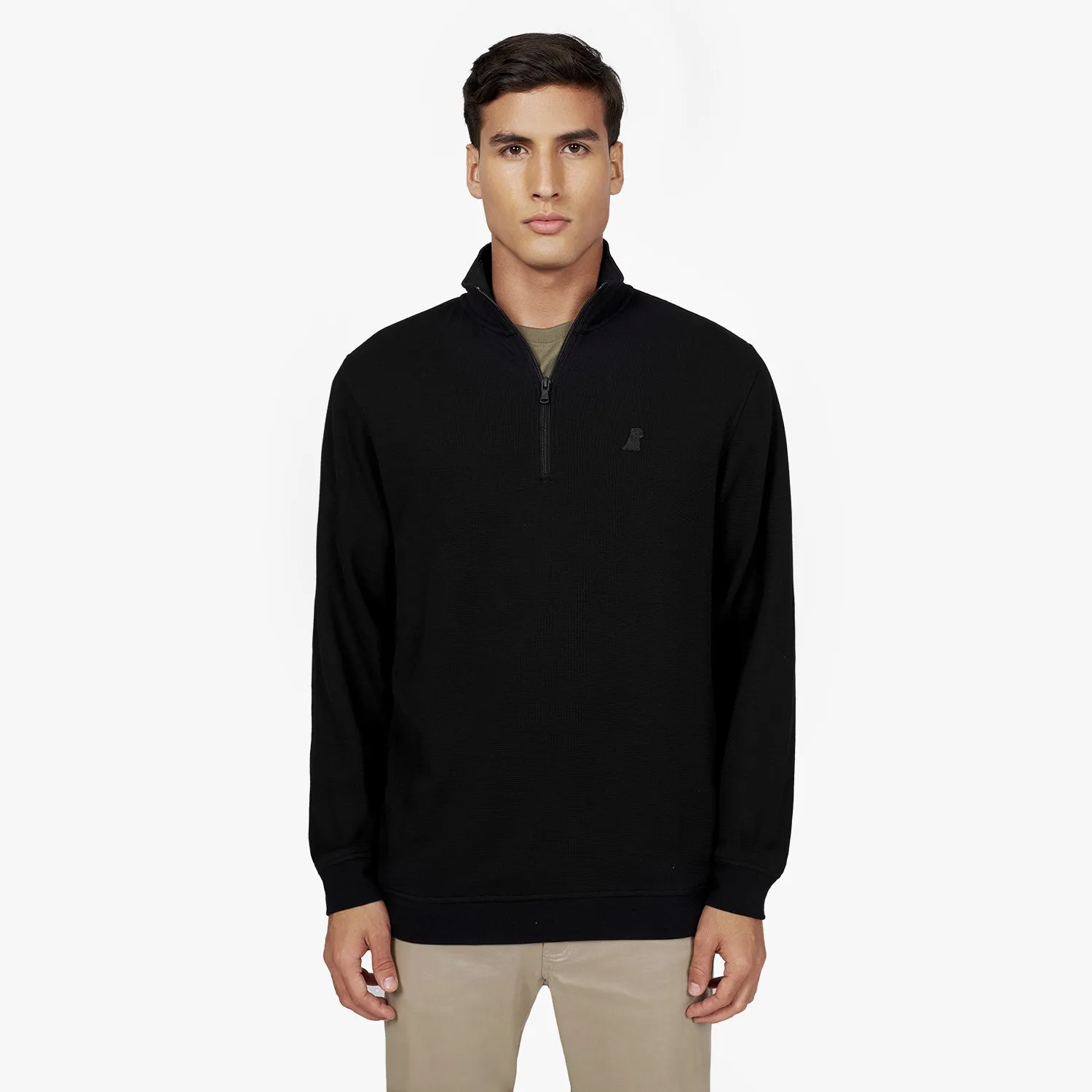Men's Quarter-Zipper Pullover Smart Look