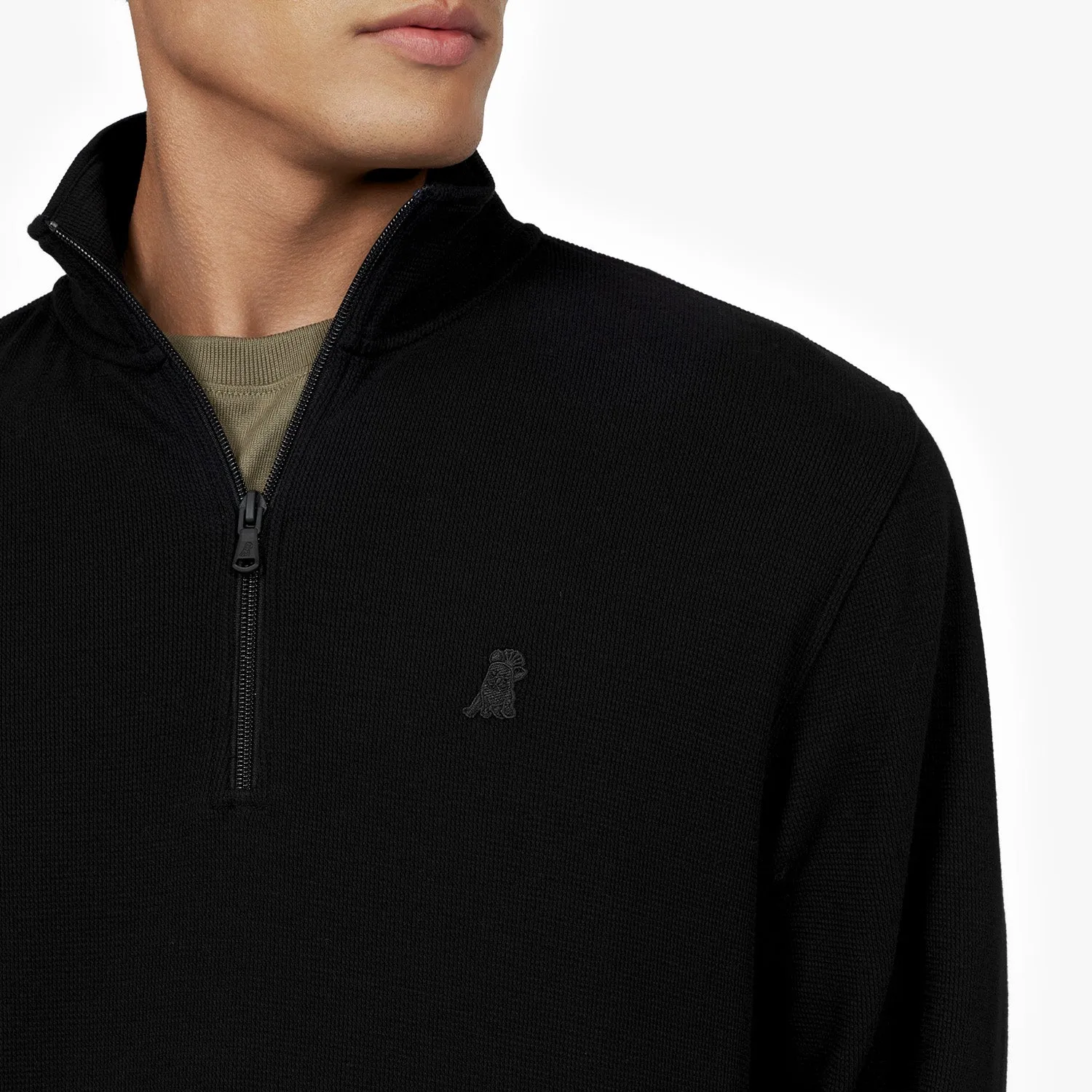 Men's Quarter-Zipper Pullover Simple Mood