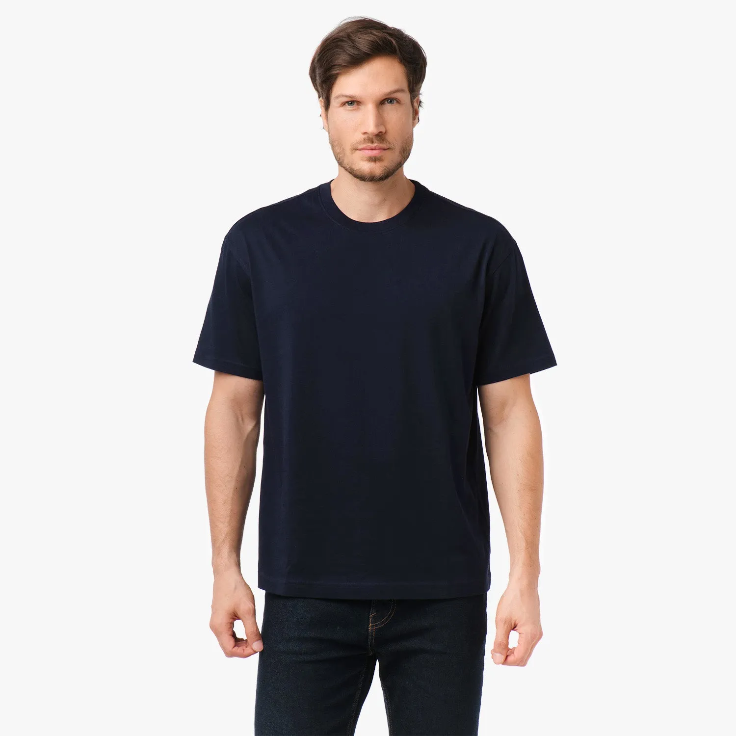 Men's Relaxed Pima Cotton T-Shirt clean comfort