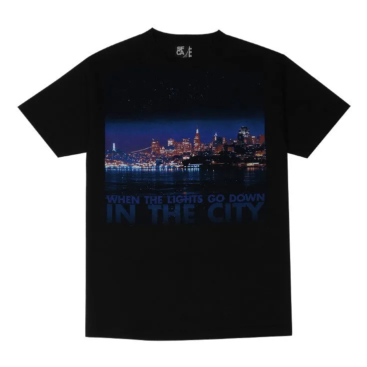 Mens SFCA City Lights T-Shirt Black midseason pick