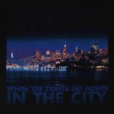 Mens SFCA City Lights T-Shirt Black body free