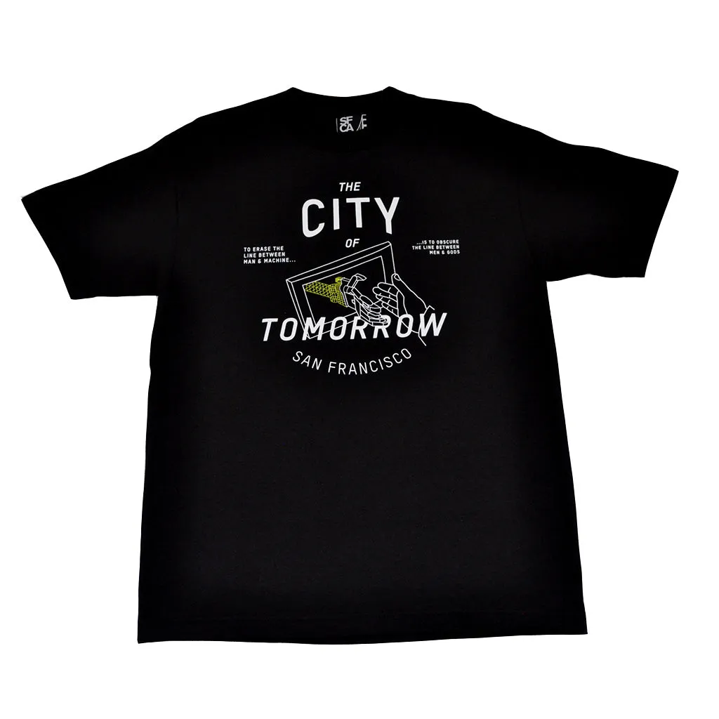 Mens SFCA City Of Tomorrow T-Shirt Black chill core
