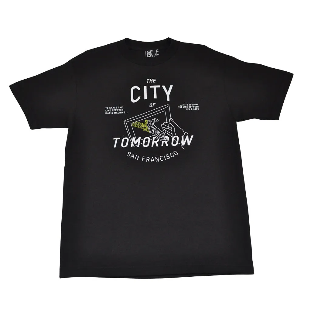 Mens SFCA City Of Tomorrow T-Shirt Black happy wear