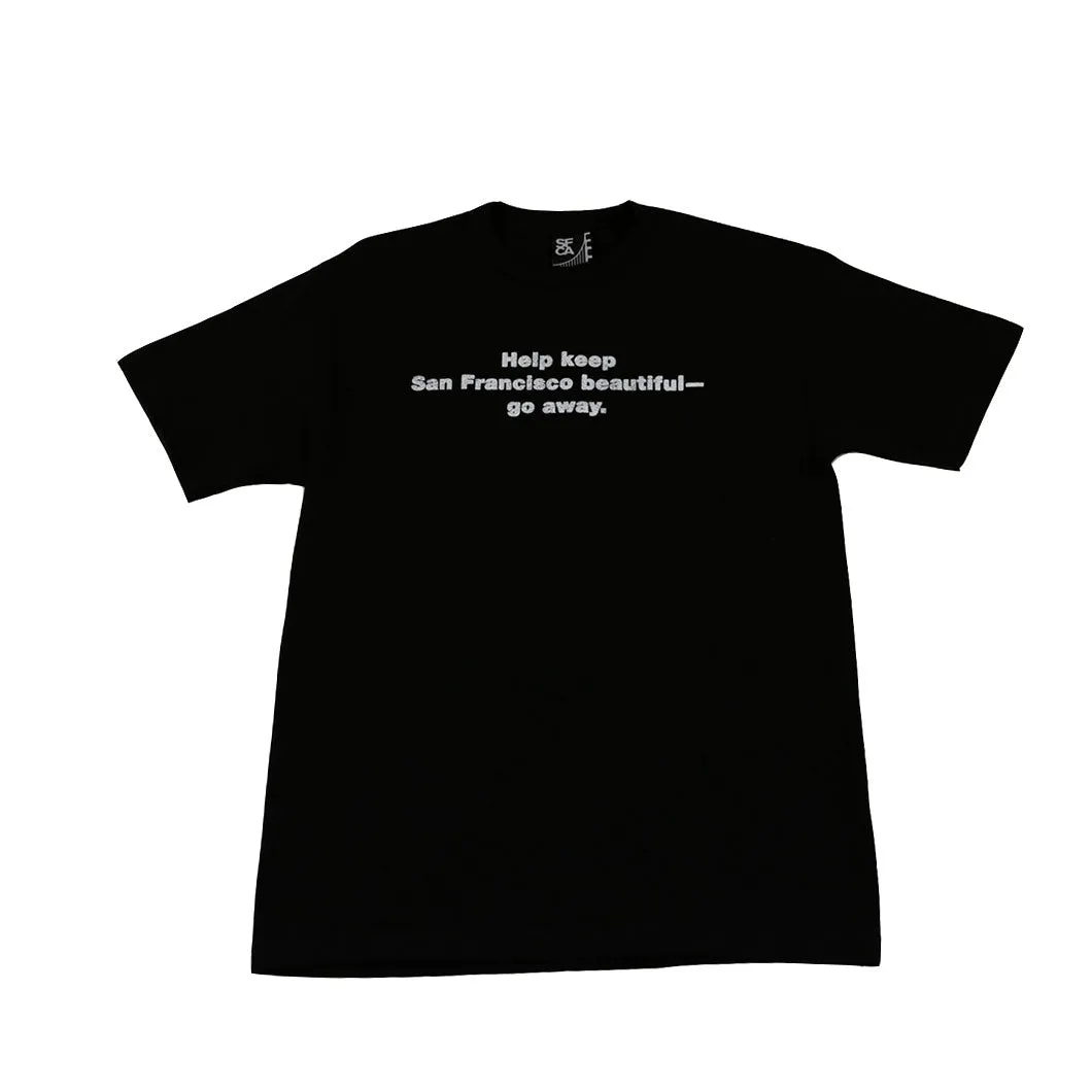 Mens SFCA Go Away T-Shirt Black comfort boost