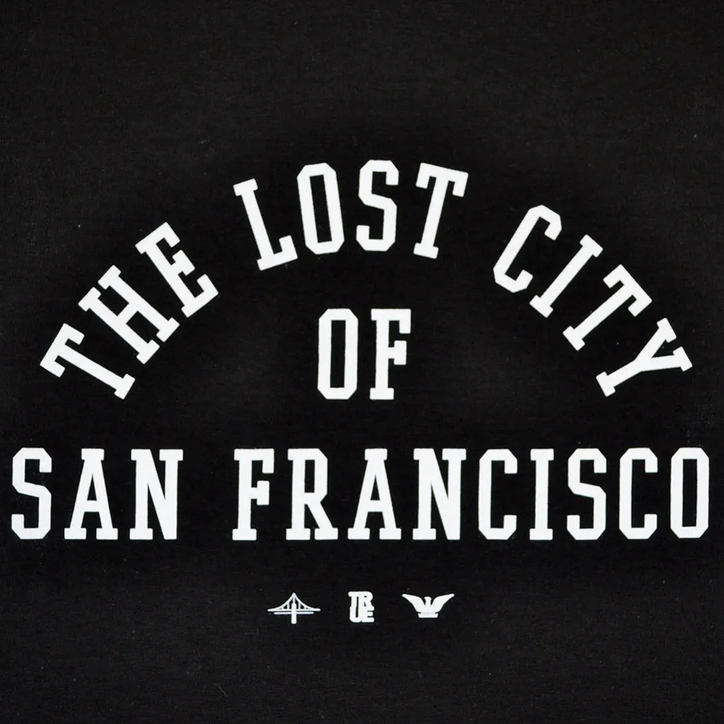 Mens SFCA Lost City T-Shirt Black modern cut