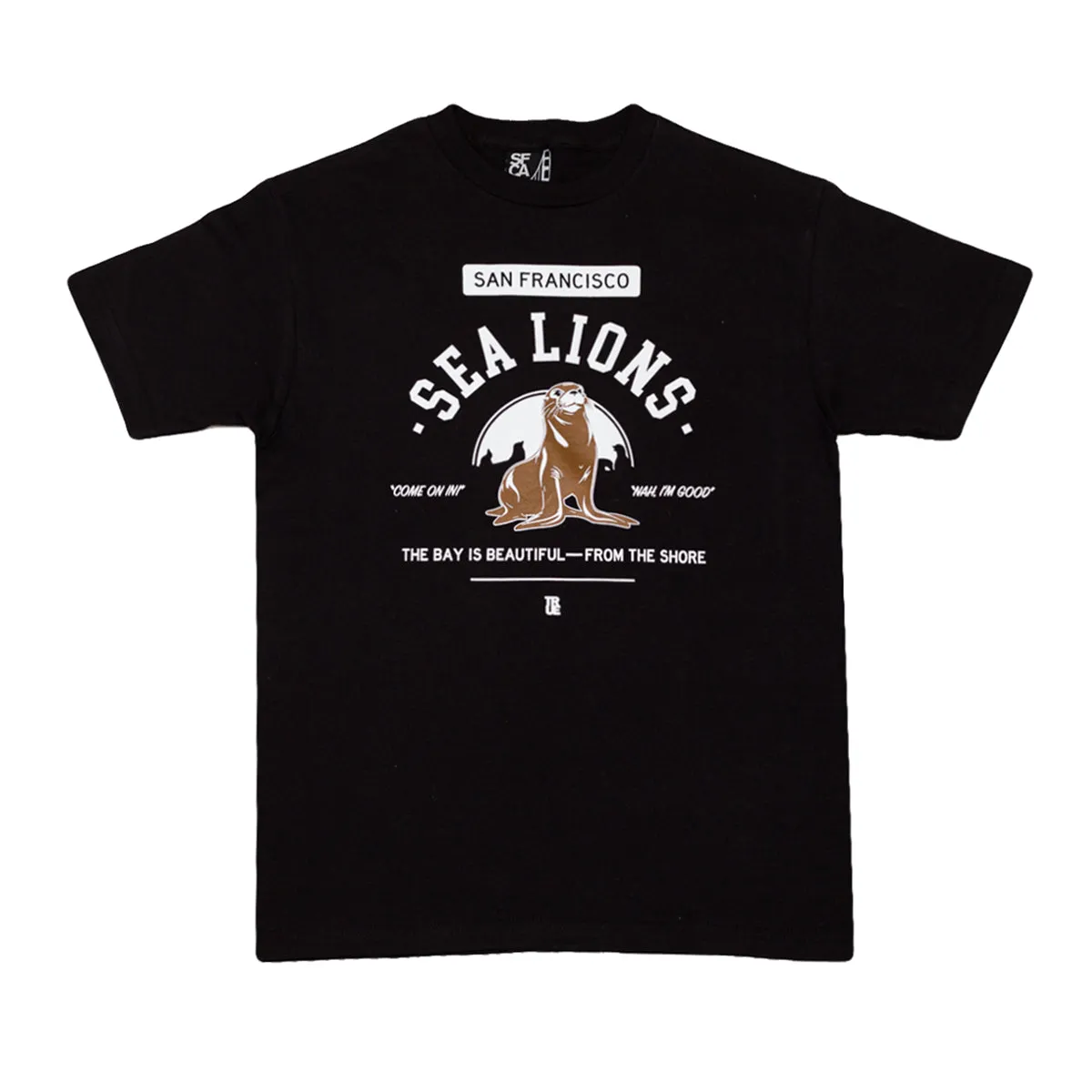 Men's SFCA Sea Lions T-Shirt Black basic fit