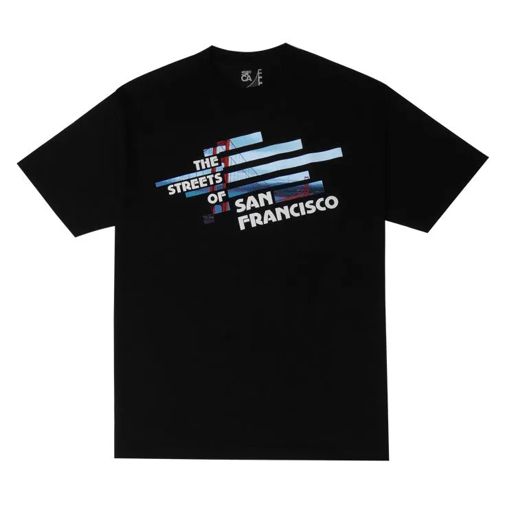 Mens SFCA Streets T-Shirt Black active wear