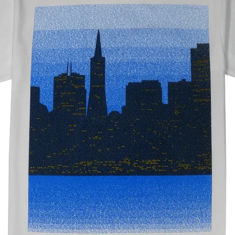 Mens SFCA Words Of The City T-Shirt White versatile piece