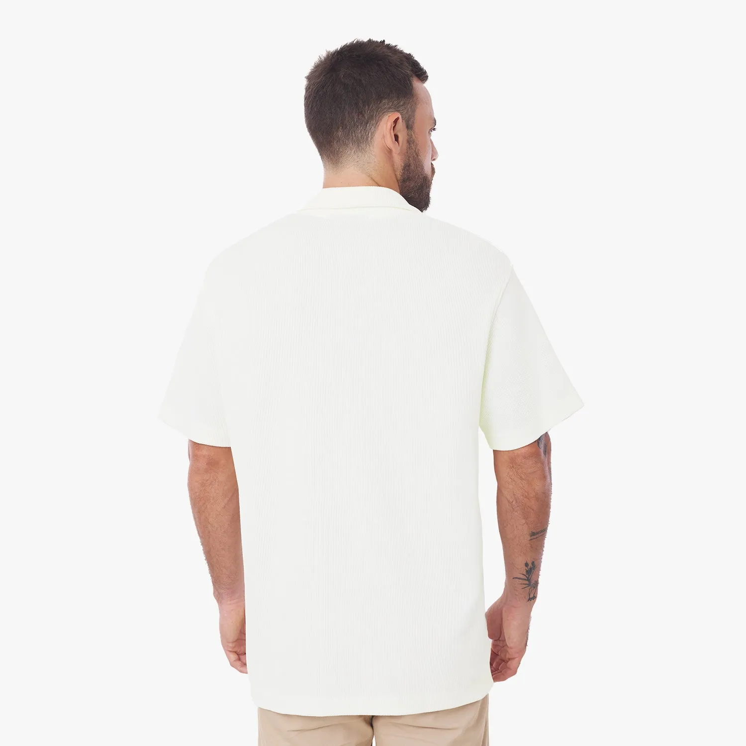 Men's Short Sleeves Waffle Shirt clean vibe