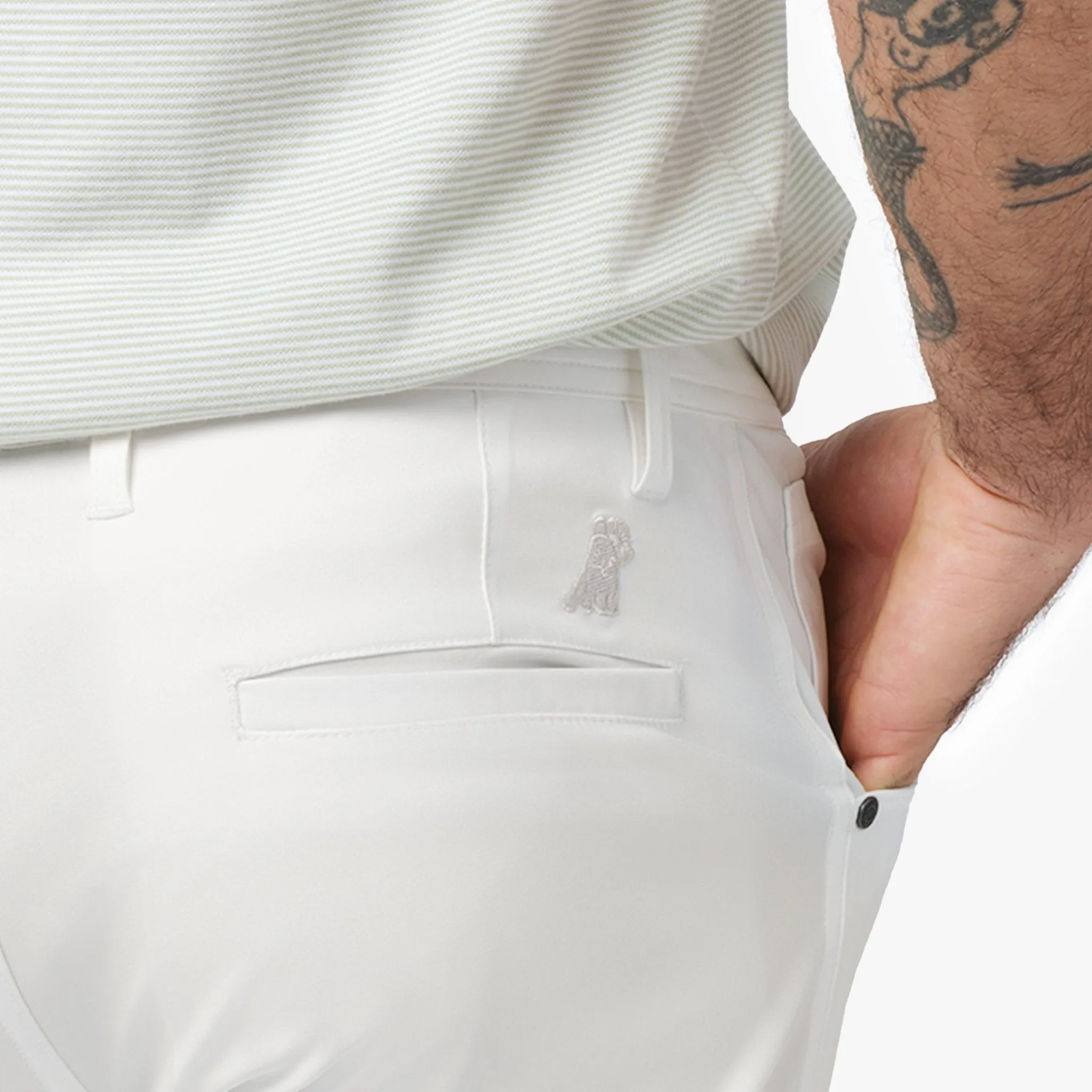 Mens Sorona Stretch Chino Pants easy care