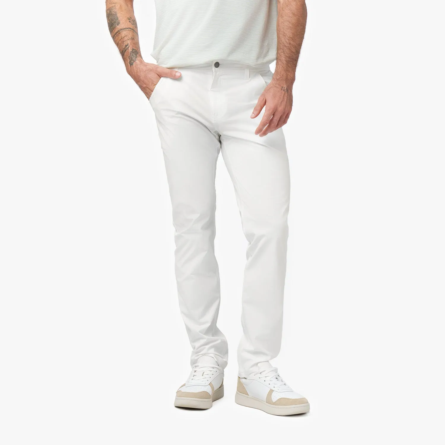 Mens Sorona Stretch Chino Pants compression fit
