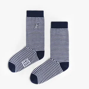 Men's Striped Printed Socks seamless toe