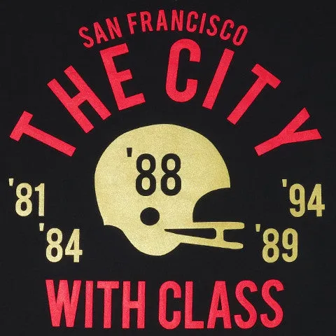 Mens Thrill Of Victory Class City T-Shirt Black smart casual